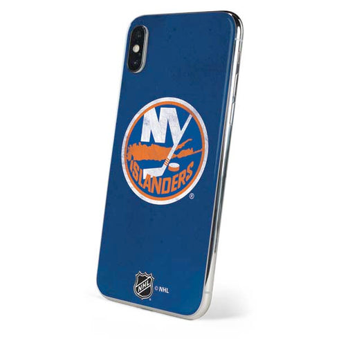 NHL New York Islanders Distressed iPhone X Skin