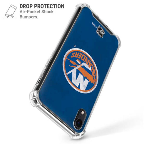 NHL New York Islanders Distressed iPhone XR Clear Case
