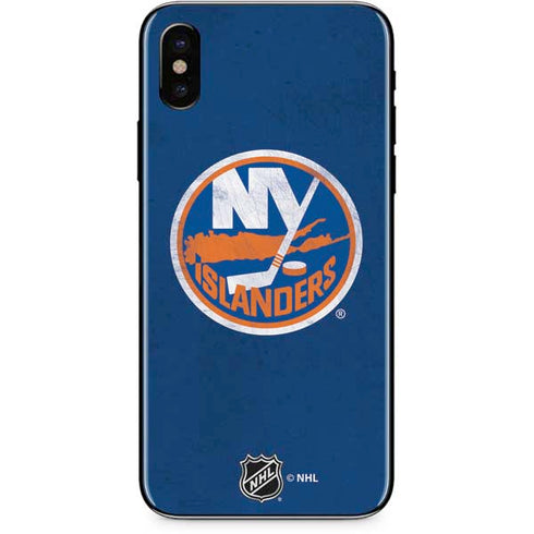 NHL New York Islanders Distressed iPhone XS Max Skin