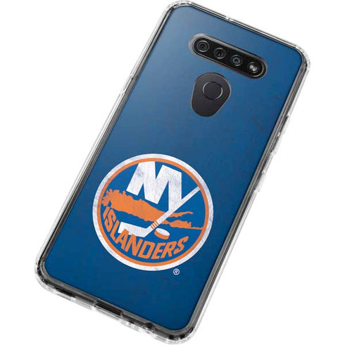NHL New York Islanders Distressed LG K51/Q51 Clear Case