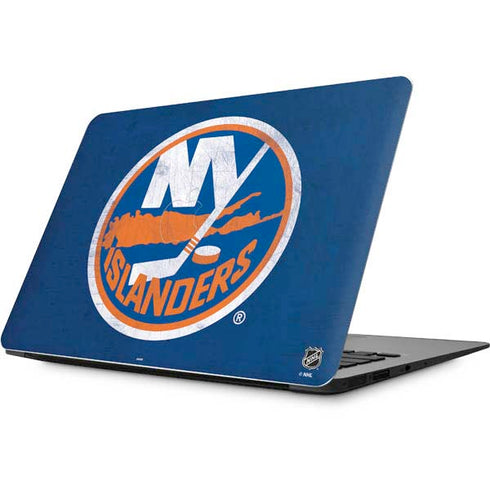 NHL New York Islanders Distressed Apple MacBook Skin
