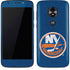 NHL New York Islanders Distressed Moto E5 Play Skin