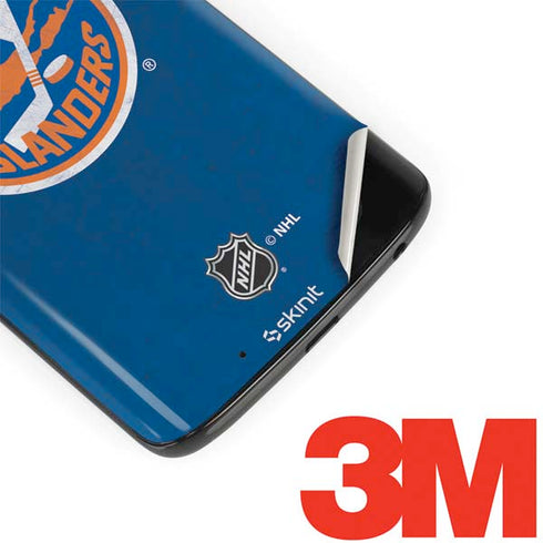 NHL New York Islanders Distressed Moto G6 Skin