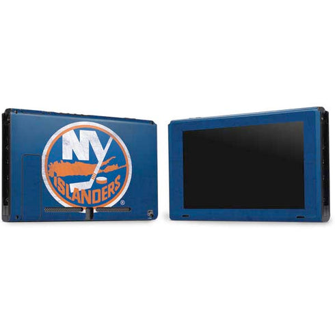NHL New York Islanders Distressed Nintendo Switch Bundle Skin