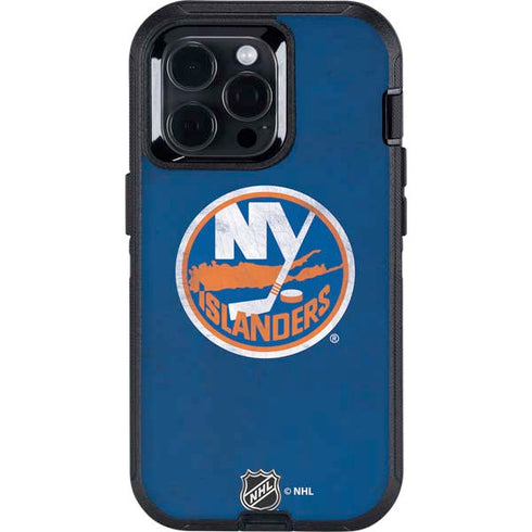 NHL New York Islanders Distressed Otterbox Defender iPhone Skin