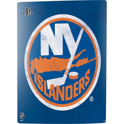 NHL New York Islanders Distressed PS5 Bundle Skin