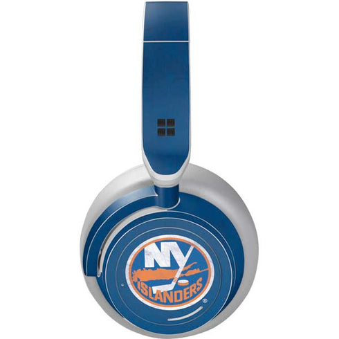 NHL New York Islanders Distressed Surface Headphones Skin