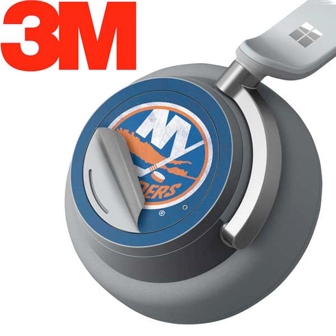 NHL New York Islanders Distressed Surface Headphones Skin