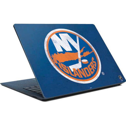 NHL New York Islanders Distressed Surface Laptop Skin