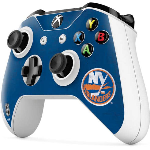 NHL New York Islanders Distressed Xbox One S All-Digital Edition Bundle Skin