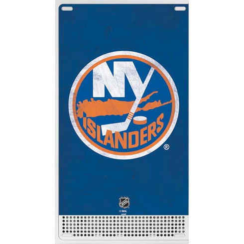 NHL New York Islanders Distressed Xbox Series S Console Skin