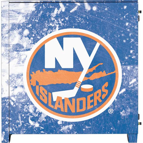 NHL New York Islanders Frozen Corsair 4000D Tempered Glass Mid-Tower ATX Case Skin