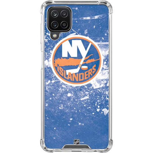 NHL New York Islanders Frozen Galaxy A12 Clear Case