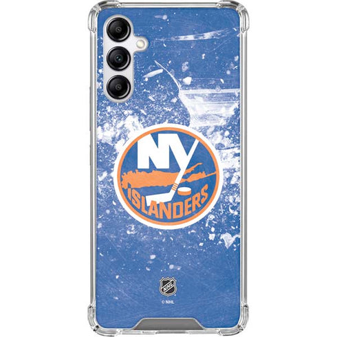 NHL New York Islanders Frozen Galaxy A15 5G Clear Case