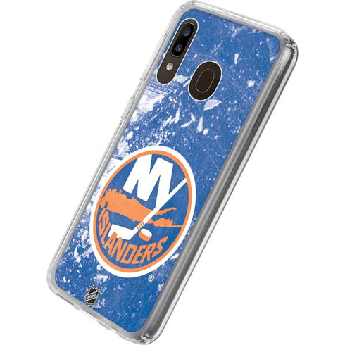 NHL New York Islanders Frozen Galaxy A20 Clear Case