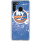 NHL New York Islanders Frozen Galaxy A21 Clear Case