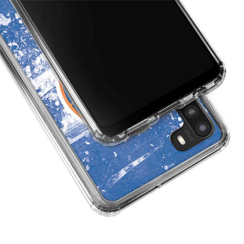 NHL New York Islanders Frozen Galaxy A21 Clear Case