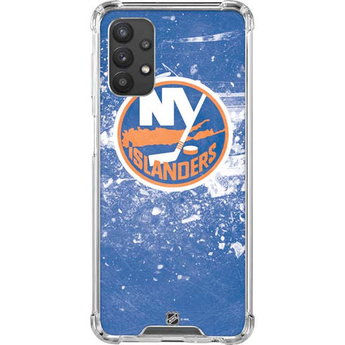 NHL New York Islanders Frozen Galaxy A32 5G Clear Case