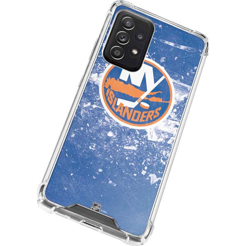 NHL New York Islanders Frozen Galaxy A52 5G Clear Case