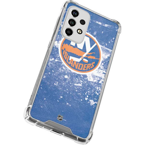 NHL New York Islanders Frozen Galaxy A53 5G Clear Case