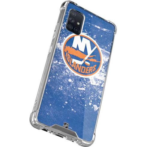 NHL New York Islanders Frozen Galaxy A71 5G Clear Case