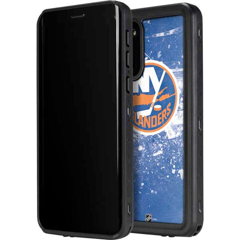 NHL New York Islanders Frozen Galaxy S20 Plus Waterproof Case