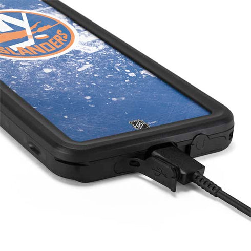 NHL New York Islanders Frozen Galaxy S20 Plus Waterproof Case