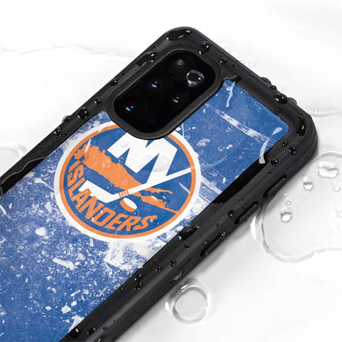 NHL New York Islanders Frozen Galaxy S20 Plus Waterproof Case