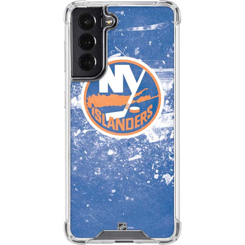 NHL New York Islanders Frozen Galaxy S22 Clear Case
