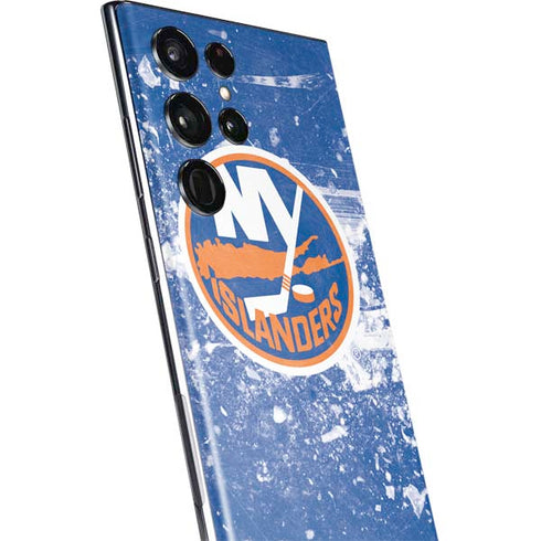 NHL New York Islanders Frozen Galaxy S22 Ultra Skin