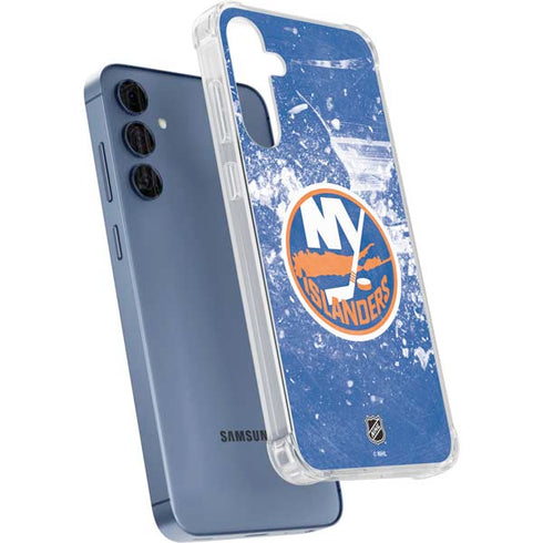 NHL New York Islanders Frozen Galaxy S24 Clear Case