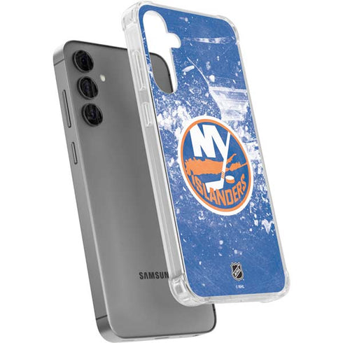 NHL New York Islanders Frozen Galaxy S24 Plus Clear Case