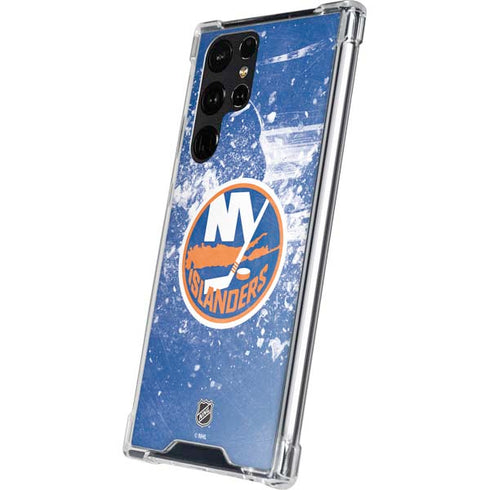 NHL New York Islanders Frozen Galaxy S24 Ultra Clear Case