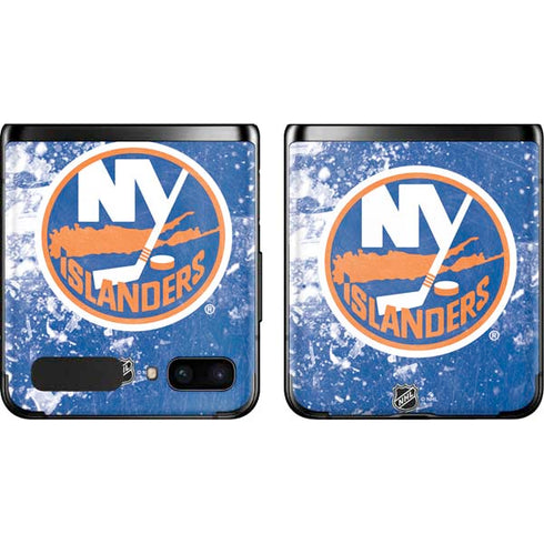 NHL New York Islanders Frozen Galaxy Z Flip Skin