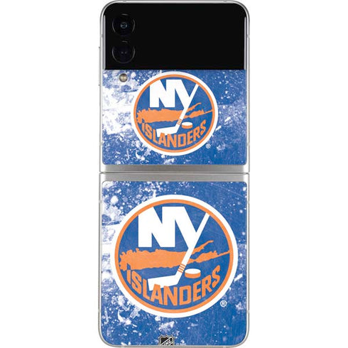 NHL New York Islanders Frozen Galaxy Z Flip3 5G Skin