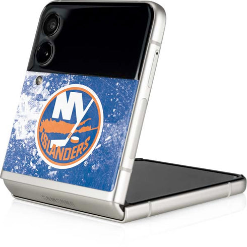 NHL New York Islanders Frozen Galaxy Z Flip3 5G Skin
