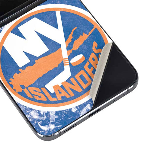 NHL New York Islanders Frozen Galaxy Z Flip5 5G Skin