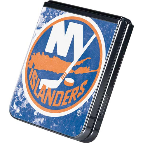 NHL New York Islanders Frozen Galaxy Z Flip5 5G Skin