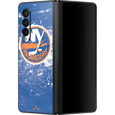 NHL New York Islanders Frozen Galaxy Z Fold3 5G Skin