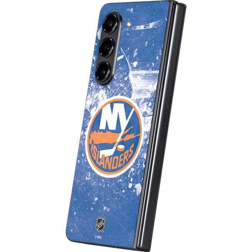 NHL New York Islanders Frozen Galaxy Z Fold5 5G Skin
