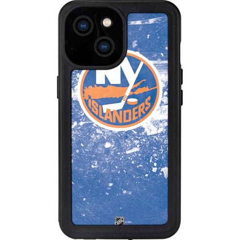 NHL New York Islanders Frozen iPhone 13 Mini Waterproof Case