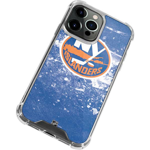 NHL New York Islanders Frozen iPhone 13 Pro Max Clear Case