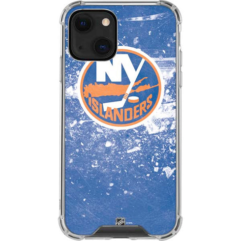NHL New York Islanders Frozen iPhone 14 Clear Case