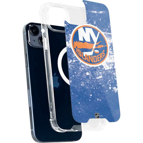 NHL New York Islanders Frozen iPhone 15 Plus MagSafe Case