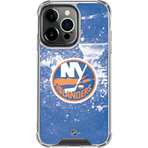 NHL New York Islanders Frozen iPhone 14 Pro Clear Case