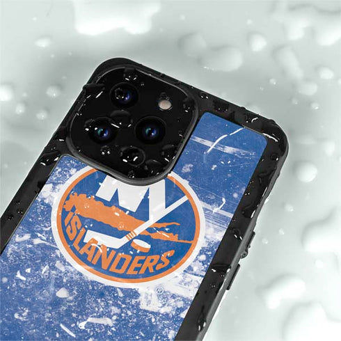 NHL New York Islanders Frozen iPhone 14 Pro Max Waterproof Case