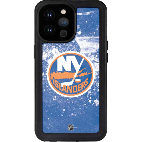 NHL New York Islanders Frozen iPhone 14 Pro Max Waterproof Case
