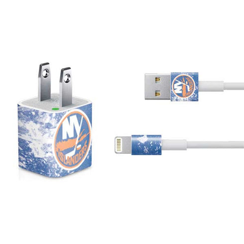 NHL New York Islanders Frozen iPhone Charger (5W USB) Skin