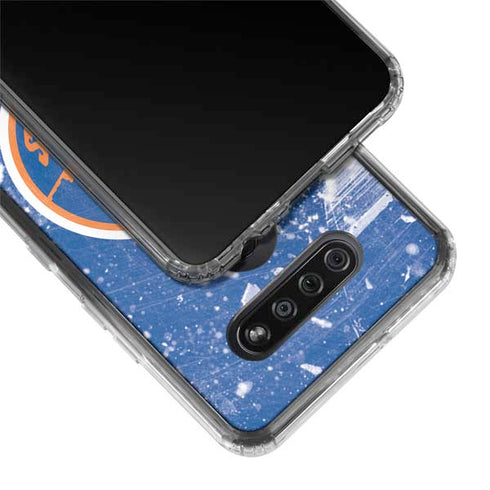 NHL New York Islanders Frozen LG K51/Q51 Clear Case