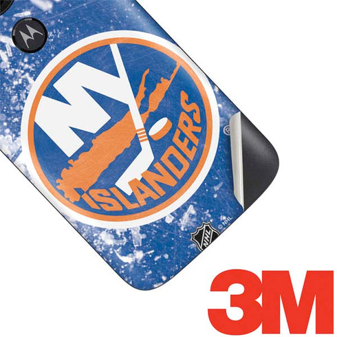 NHL New York Islanders Frozen Moto E5 Play Skin